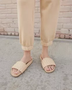 Loeffler Randall Footwear Sonnie Almond Woven Sandal