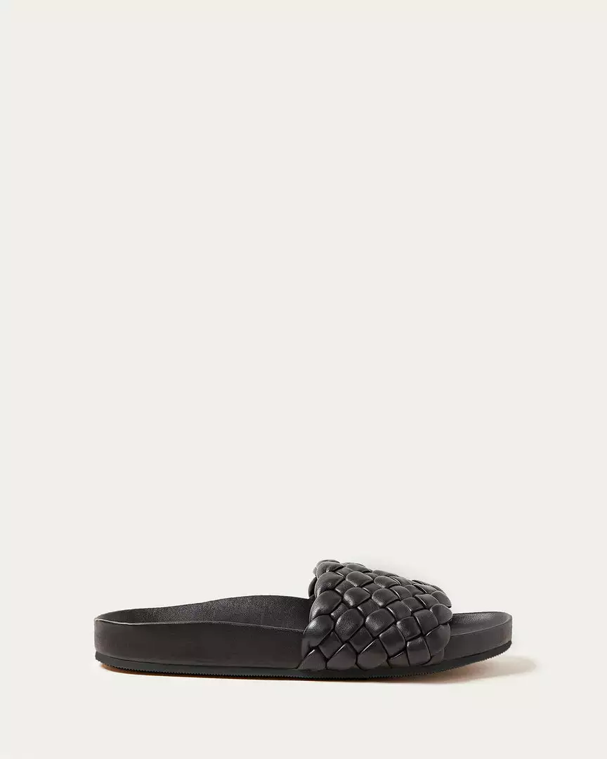 Loeffler Randall Footwear Sonnie Black Woven Sandal 4 Loeffler Randall Footwear Sonnie Black Woven Sandal