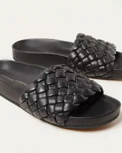 Loeffler Randall Footwear Sonnie Black Woven Sandal 9 Loeffler Randall Footwear Sonnie Black Woven Sandal
