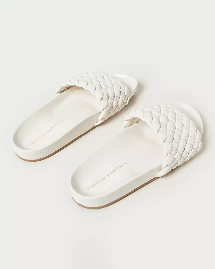 Loeffler Randall Sonnie Cream Woven Sandal 6 Loeffler Randall Sonnie Cream Woven Sandal