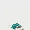 Loeffler Randall Sonnie Green/Cream Woven Sandal 1 Loeffler Randall Sonnie Green/Cream Woven Sandal