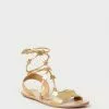 Loeffler Randall Starla Gold Ankle Wrap Sandal Best Sellers