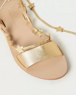 Loeffler Randall Starla Gold Ankle Wrap Sandal Best Sellers