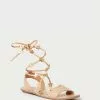 Loeffler Randall Starla Wheat/Gold Ankle Wrap Sandal New Arrivals