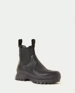 Loeffler Randall Tara Black Weather Boot