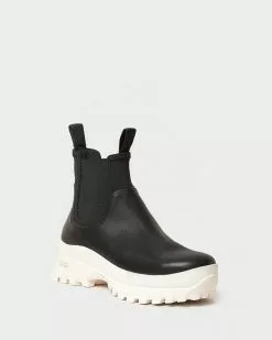 Loeffler Randall Tara Black/Cream Weather Boot