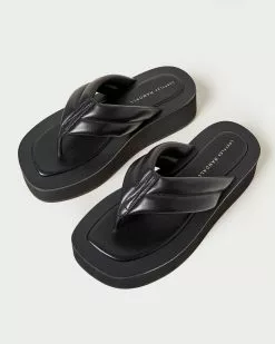 Loeffler Randall Teddy Black Platform Thong Sandal New Arrivals 9 Loeffler Randall Teddy Black Platform Thong Sandal New Arrivals