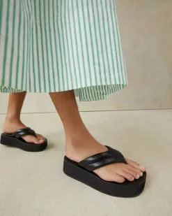 Loeffler Randall Teddy Black Platform Thong Sandal New Arrivals 11 Loeffler Randall Teddy Black Platform Thong Sandal New Arrivals