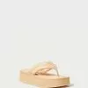 Loeffler Randall New Arrivals Teddy Camel Platform Thong Sandal