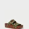 Loeffler Randall Theo Brown/Emerald Footbed Sandal New Arrivals 2 Loeffler Randall Theo Brown/Emerald Footbed Sandal New Arrivals