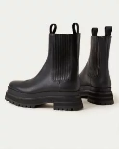 Loeffler Randall Toni Black Platform Boot Footwear