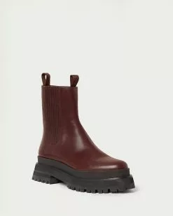 Loeffler Randall Toni Espresso Platform Boot