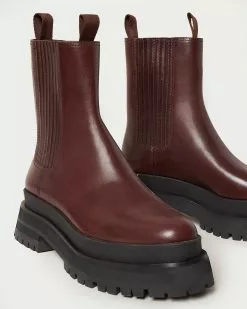 Loeffler Randall Toni Espresso Platform Boot