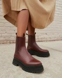 Loeffler Randall Toni Espresso Platform Boot