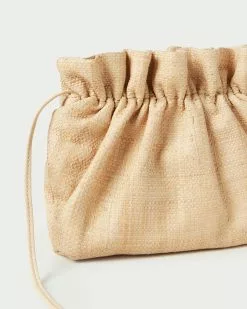 Loeffler Randall New Arrivals Wes Natural Cinched Crossbody