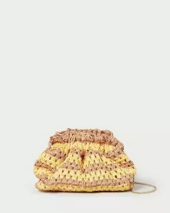 Loeffler Randall New Arrivals Willa Natural/Yellow Mini Pouch