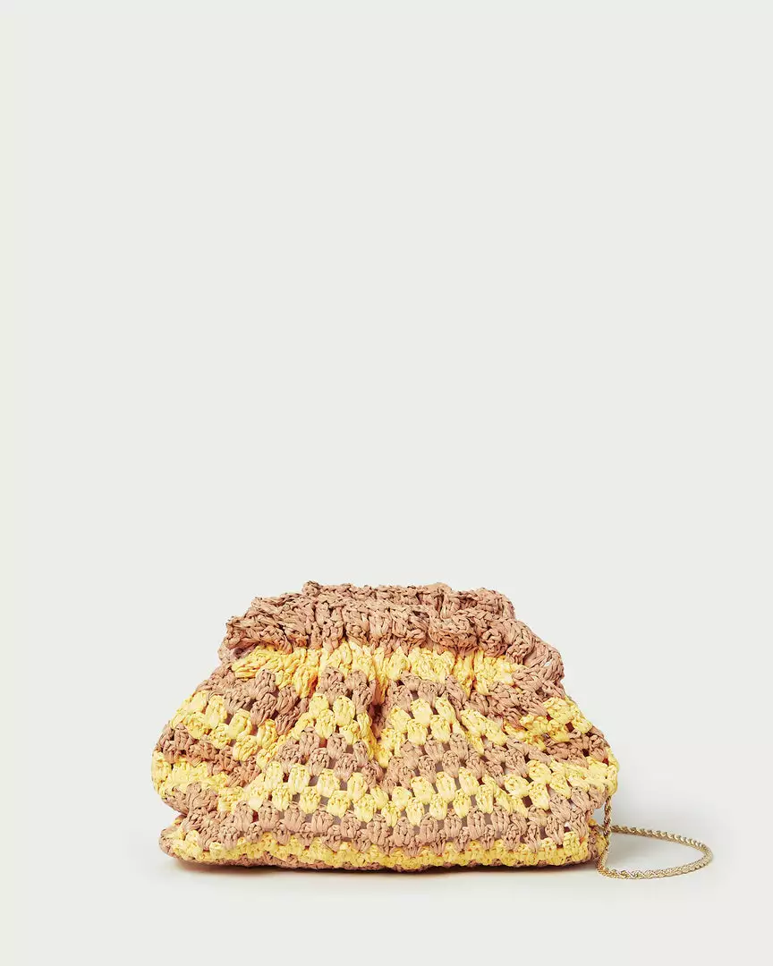 Loeffler Randall New Arrivals Willa Natural/Yellow Mini Pouch 3 Loeffler Randall New Arrivals Willa Natural/Yellow Mini Pouch