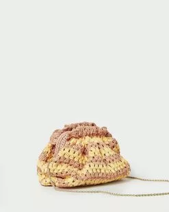 Loeffler Randall New Arrivals Willa Natural/Yellow Mini Pouch