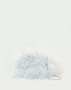 Loeffler Randall Zahara Mist Mini Feather Pouch