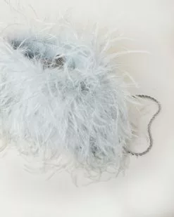 Loeffler Randall Zahara Mist Mini Feather Pouch 10 Loeffler Randall Zahara Mist Mini Feather Pouch