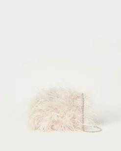 Loeffler Randall New Arrivals Zahara Oyster Mini Feather Pouch